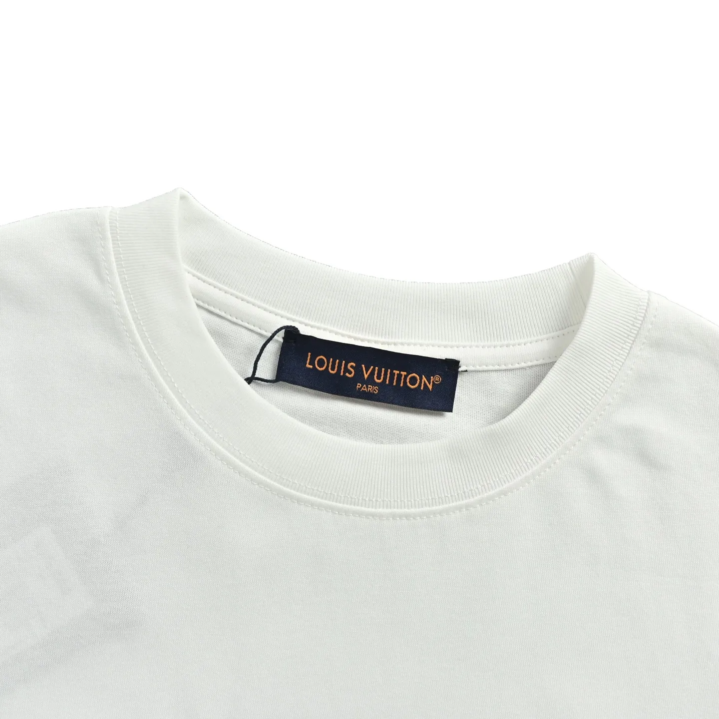 Louis Vuitton/Louis Vuitton rainbow letter print short sleeves